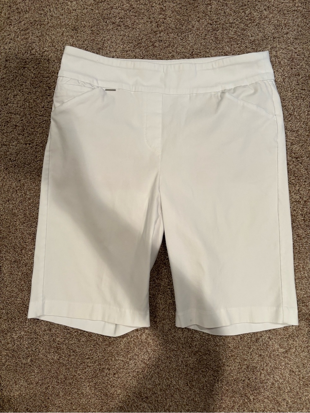 EP Pro White Women's Bermuda Shorts